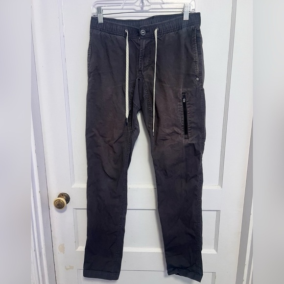 Vuori ripstop pants men's charcoal Size S - Picture 1 of 5